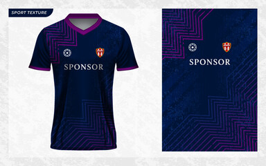 Jersey texture pattern soccer kit for sublimation with mockup