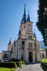 St Nicholas Church, Biserica Sfântul Nicolae, in the historic district of Șcheii Brașovului in Brașov, Romania August 3, 2023. Photo by Tim Chong