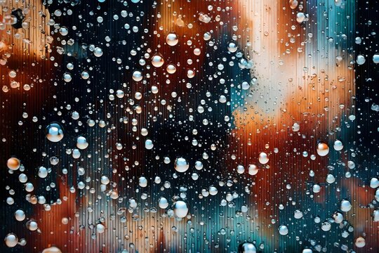 Pixelated patterns fusing with liquid droplets, creating a surreal and abstract digital composition.