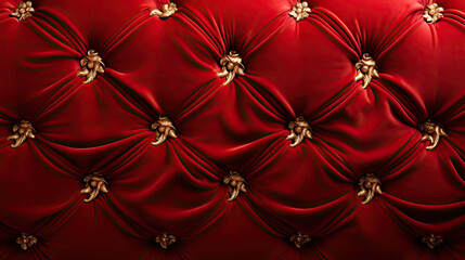 Elegant Red Velvet Texture with Golden Accents