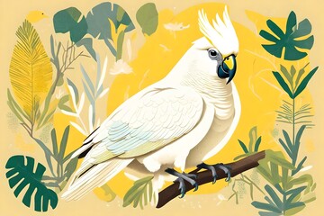 A Visual Guide to the Habitat and Social Interactions of Sulphur-Crested Cockatoos