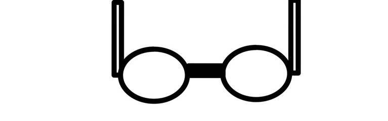 eye glasses icon vector illustration
