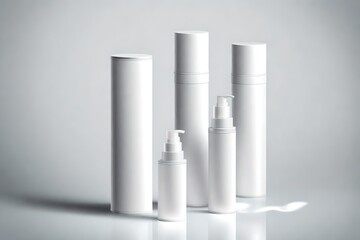 test tubes on white