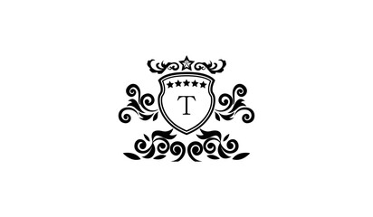 Luxury Anniversary Card Logo T