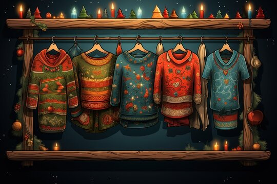 Ugly Christmas Sweaters - Generative AI