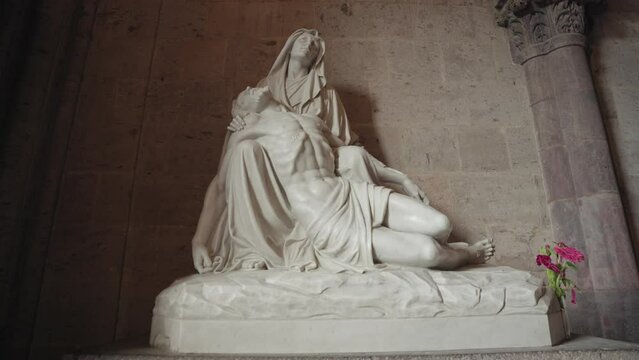 Piet&agrave; Sculpture in The Templo Expiatorio del Sant&iacute;simo Sacramento Catholic Church Guadalajara, Mexico