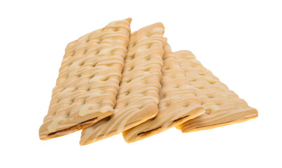 cookies with jam isolated