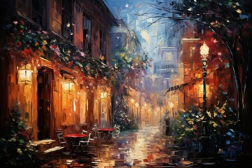 Obraz premium Christmas Cards - Generative AI