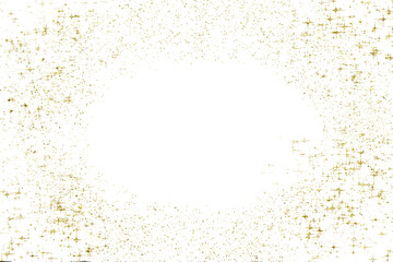 golden glitter background with space. PNG