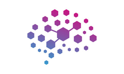 brain connection logo design