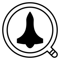 Fototapeta premium search rocket