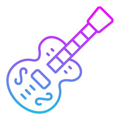 Naklejka premium Guitar Icon