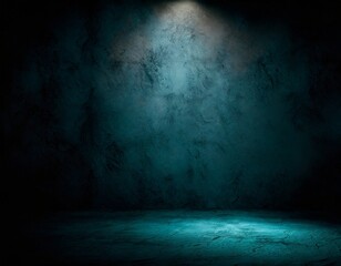 dark blue grunge interior backgroud