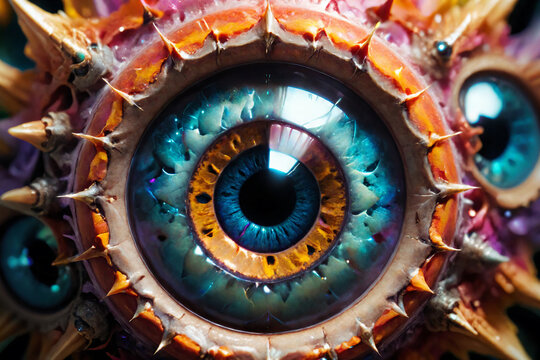 Mystical fantasy eye - A concept for mystery and intelligence