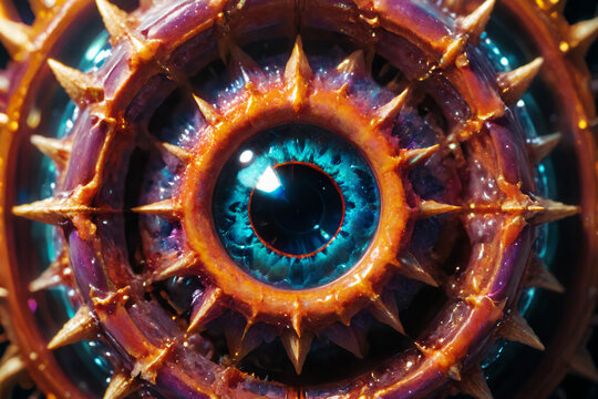 Mystical fantasy eye - A concept for mystery and intelligence