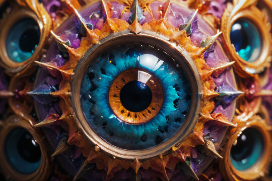 Mystical fantasy eye - A concept for mystery and intelligence