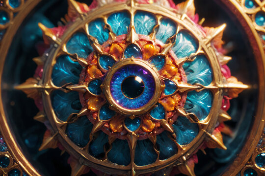 Mystical fantasy eye - A concept for mystery and intelligence
