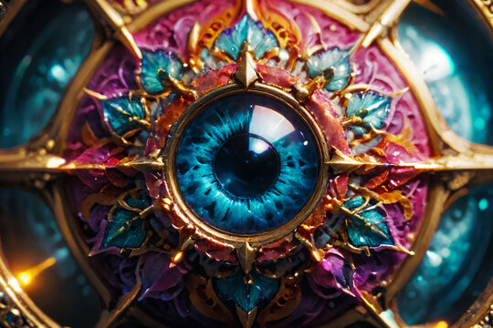 Mystical fantasy eye - A concept for mystery and intelligence