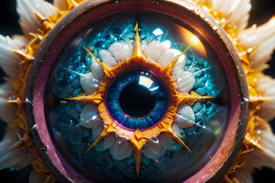 Mystical fantasy eye - A concept for mystery and intelligence