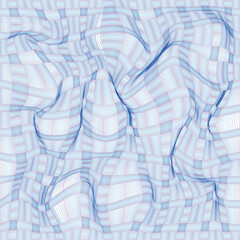 warp blue line abstract pattern