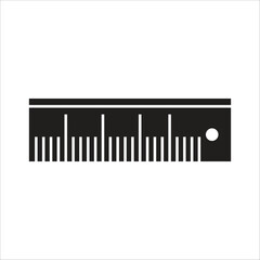 ruller vector icon line template