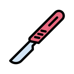 Scalpel Fill Icon