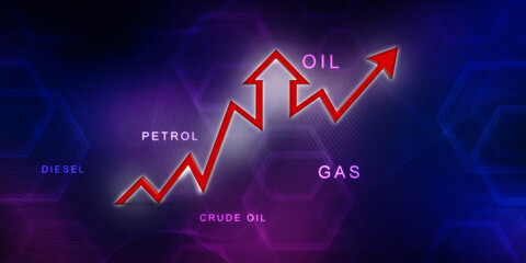 3d rendering business graph and documents. Stock market chart. Business graph background, Financial Background	