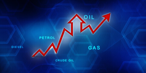 3d rendering business graph and documents. Stock market chart. Business graph background, Financial Background	
