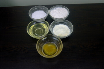 Container of Baking Essentials is Sugar, Flour, Soybean Oil, Ghee, and Powdered Milk All You Need for Sweet and Savory Treats