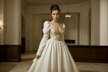 Obraz premium woman in elegant dress 
