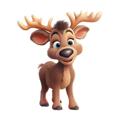Cute Cartoon Deer