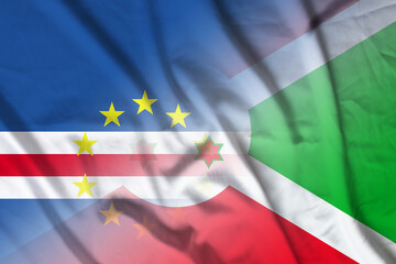 Cape Verde and Burundi national flag transborder contract BDI CPV