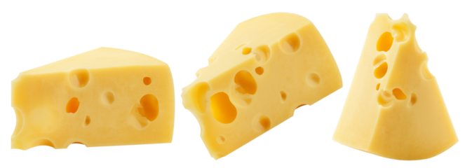 cheese, isolated on white background, clipping path, full depth of field