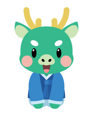 2024, Happy New Year. 2024 is the year of the Blue Dragon.