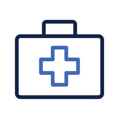 First Aid Kit Outline 2 Color icon