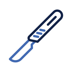 Scalpel Outline 2 Color Icon