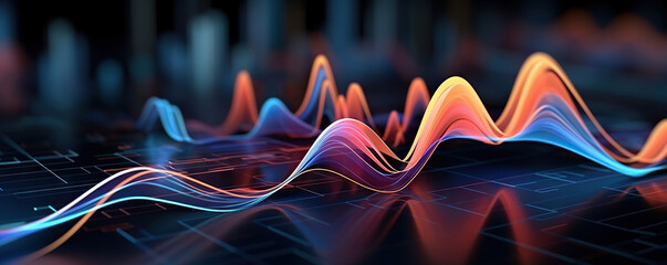 Digital abstract background. Ideal for network abilities, technological processes, digital storages, science, education, etc.