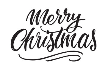 New year holiday greeting card. Merry Christmas and happy new year - cute postcard. Lettering label for poster, banner, web, sale, t-shirt design. 2024