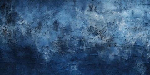 Fototapeta na wymiar Dark blue concrete wall for background