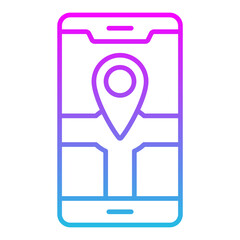 Mobile Map Icon