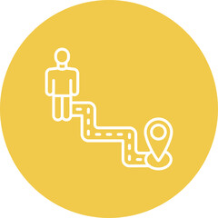 Location Distance Icon