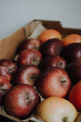 Apples in a crate
