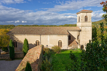 Église saint Pierre et saint Paul de Mirmande dans la Drôme