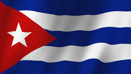 Cuba flag waving in the wind. Flag of Cuba images