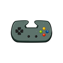 control gamepad cartoon. controller computer, video joypad, play game control gamepad sign. isolated symbol vector illustration