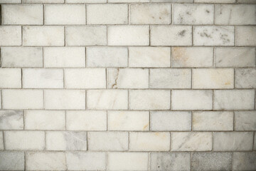 Tile. Subway Tile. White with brown accents.