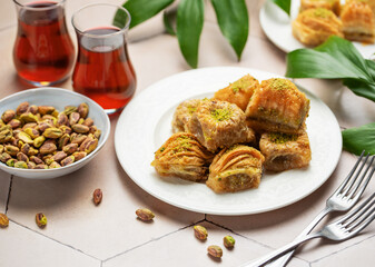 Turkish traditional baklava