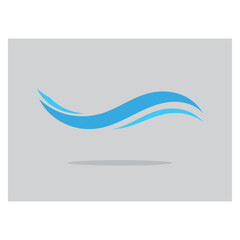 Fototapeta na wymiar Water wave Logo vector and symbol Template