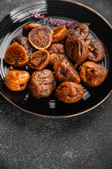 figs dried fruit healthy eating appetizer meal food snack on the table copy space food background rustic top view