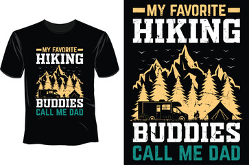 Hiking T Shirt Design